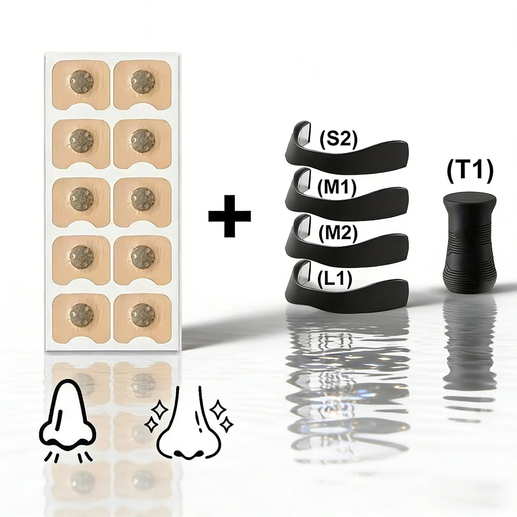 Magnetic Nose Fitness Bar | Anti Sweat Grip Design | Physical Support | Exercise/Daily Use Accessories. Exercise/sleep use.