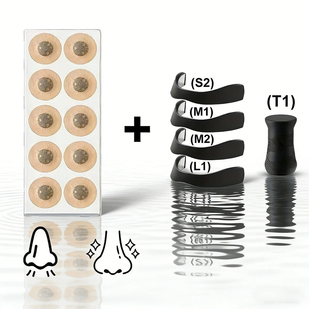 Magnetic Nose Fitness Bar | Anti Sweat Grip Design | Physical Support | Exercise/Daily Use Accessories. Exercise/sleep use.